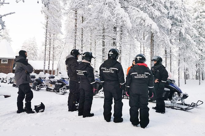 1-Hour Snowmobile Safari Experience - Meeting at Santa Claus Village and Getting on the Snowmobile Fast