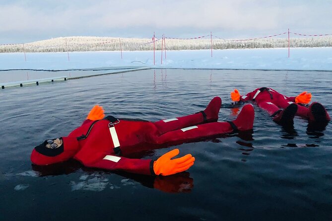 Arctic Day with Ice Fishing and Floating - Snowshoeing in the Forest: Getting Your Bearings Fast