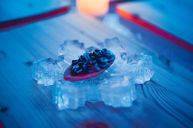 Arctic Snow Castle Visit with Lappish Dinner - Small Group Tour - Handmade ice carvings: how to look without rushing