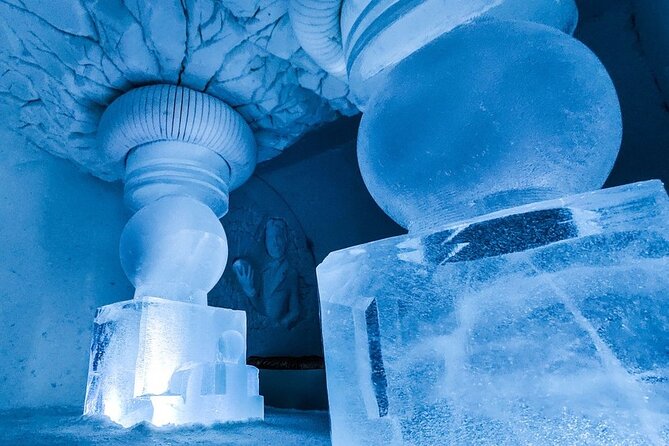 Arctic Snow Hotel Visit in Wildness in Rovaniemi - Inside the Arctic Snow Hotel: ice rooms, sculptures, chapel, and more