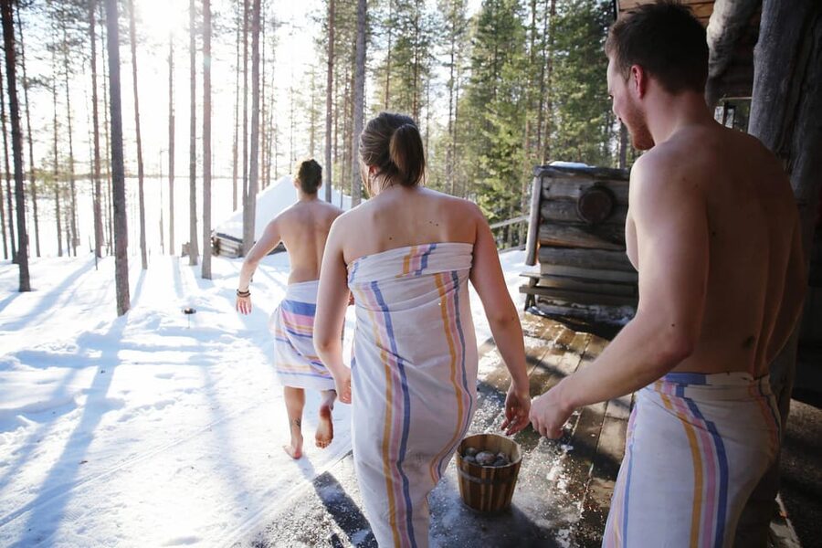 Arctic Tent Sauna Experience with Ice Swimming - Why the tent sauna at Rahajärvi camp feels like a real Lapland escape