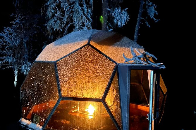 Aurora Borealis Dinner in a Glass Igloo - Northern lights chasing with The Guide Father: what you’re really paying for