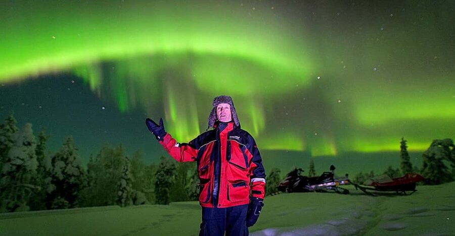 Auroras Northern Lights in Saariselka - The aurora stories and local nature talk (yes, it adds value)