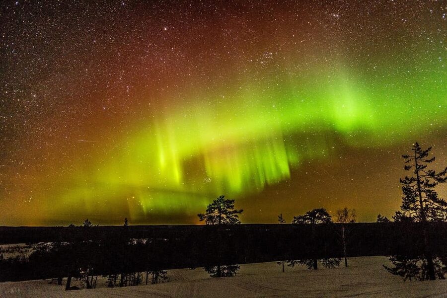 Auroras Northern Lights in Saariselka - Photographing in the cold: what you get and what to expect