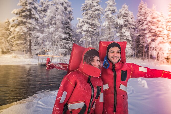 Daytime Arctic Ice-Floating in Rovaniemi, Small-Group - Small-group dynamics in the woods near Rovaniemi