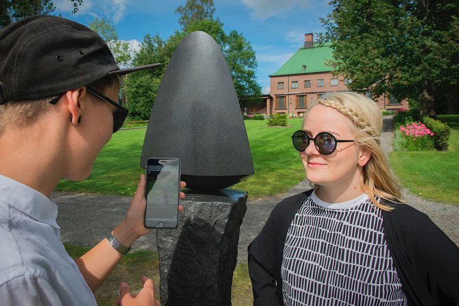 Entry to the amazing Serlachius Museums in the Tampere region - Stop 2 at Serlachius Headquarters (Pääkonttori): art plus the paper-industry story