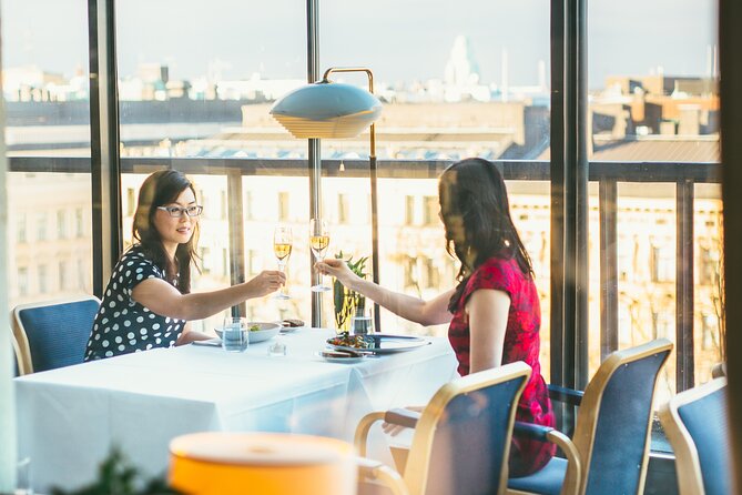 FOOD Tour with Roof Top Bar in Helsinki - Monkey Rooftop Bar drinks and views over the sea