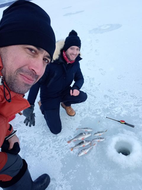 From Helsinki: Bodom Lake Ice Fishing with Food & Drinks - Bodom Lake ice fishing, the part that makes it Finland