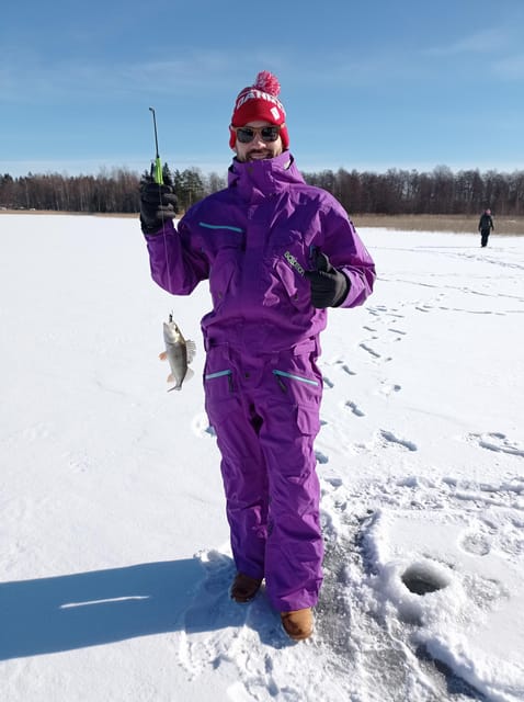 From Helsinki: Bodom Lake Ice Fishing with Food & Drinks - Walking on the frozen lake: good exercise, real commitment