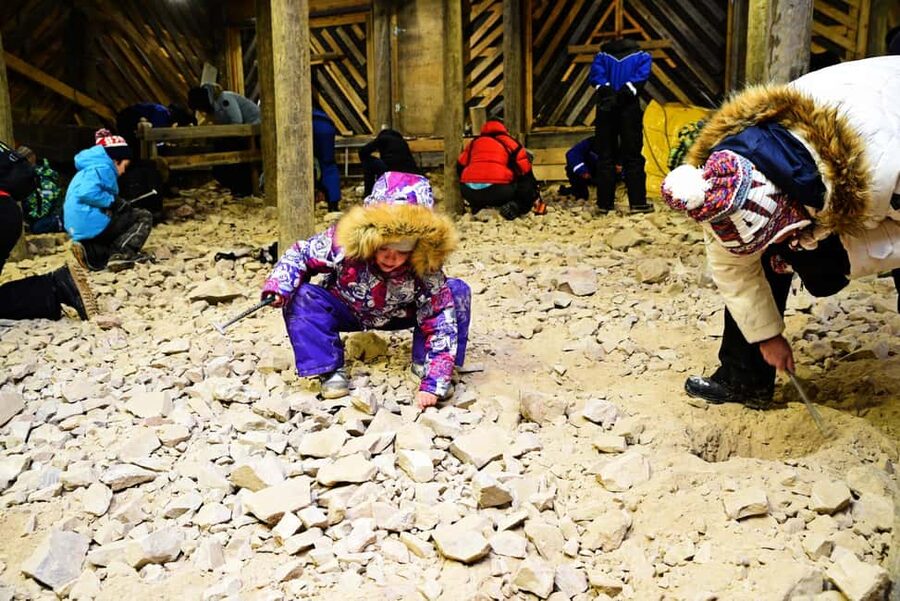 From Rovaniemi: EXCURSION TO THE AMETHYST MINE IN LUOSTO - Dig Your Own Amethyst: How the Hands-On Part Works