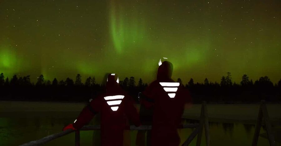 From Rovaniemi: Ice Floating under Aurora Borealis - Getting to the lake: Rovaniemi pickup and quick setup
