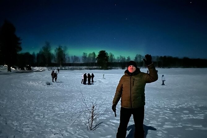 From Rovaniemi: Northern Lights Tour with Campfire Snacks - Olkkajärvi camp: campfire snacks and optional ice time