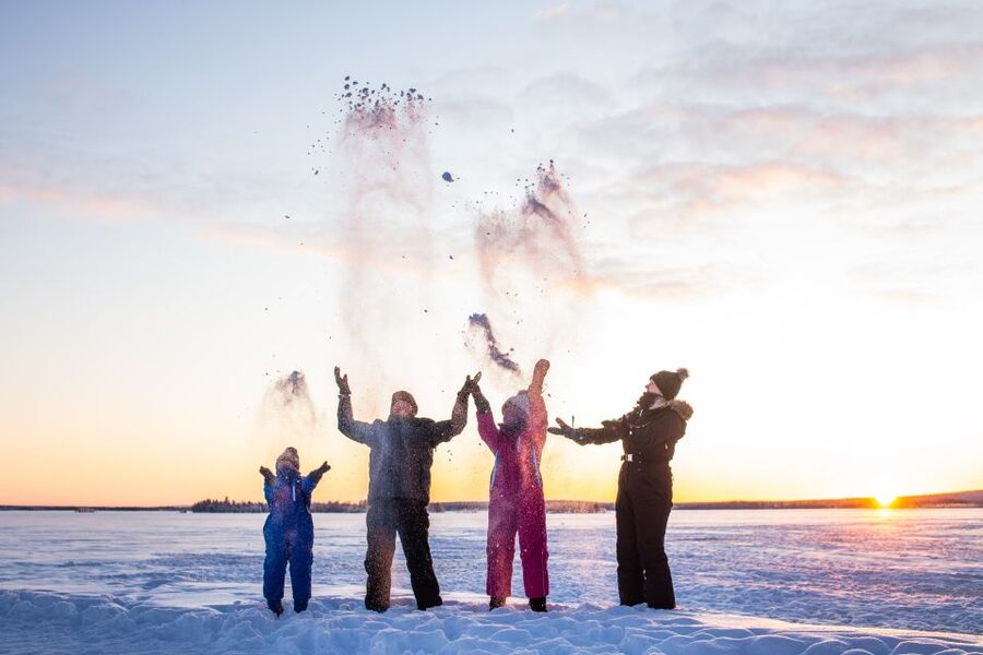 From Rovaniemi: Private Photoshoot in the Lappish Wilderness - What You Get Back: Edited Photos and That Post-Trip Glow