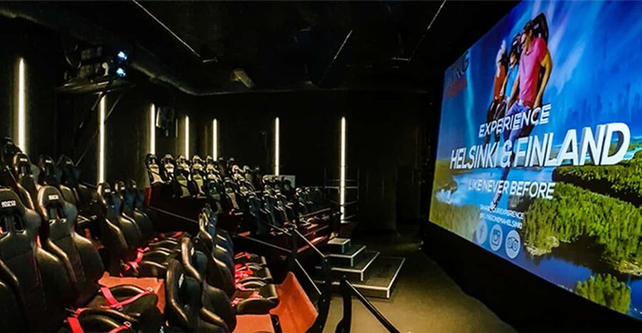 Helsinki: 4D Flying Cinema Tour of Helsinki Tickets - Where to go: the white wooden building and quick entry