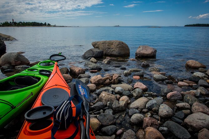 Helsinki by Kayak - Snack Break on a Recreational Island, Then More Coastal Time