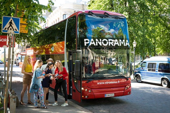 Helsinki Card City or Region - The Panorama Sightseeing audio bus tour: how to make it work