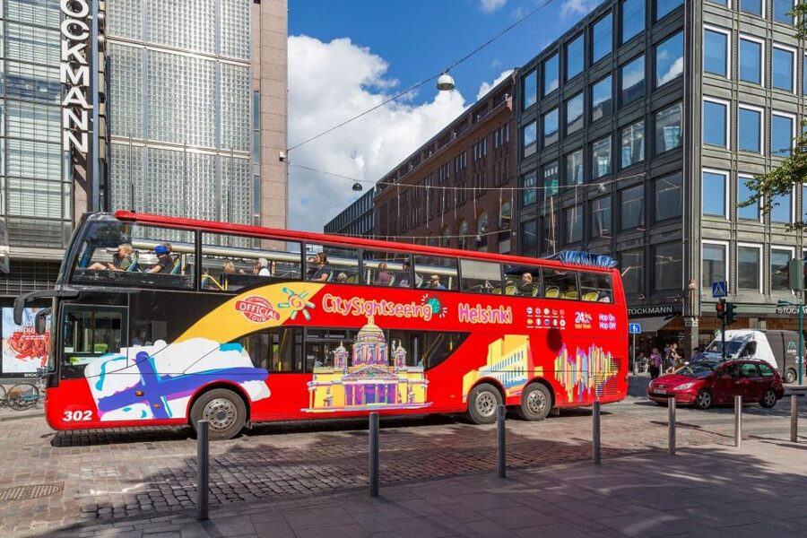 Helsinki: City Sightseeing Hop-On Hop-Off Bus Tour - Flea Market, Museums, and the museum-street feel around Bulevardi