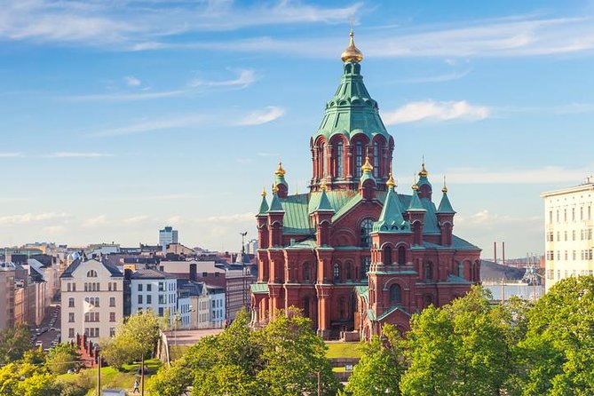 Helsinki in Nutshell: Suomenlinna & City Highlights by Eco-Friendly Ways - Senate Square, Helsinki Cathedral, and Uspenski Cathedral