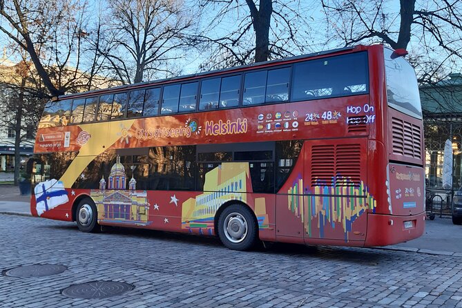 Helsinki Panorama Sightseeing Audio-Guided Bus Tour - Löyly Design Sauna Photo Stop: What You Get in 15 Minutes