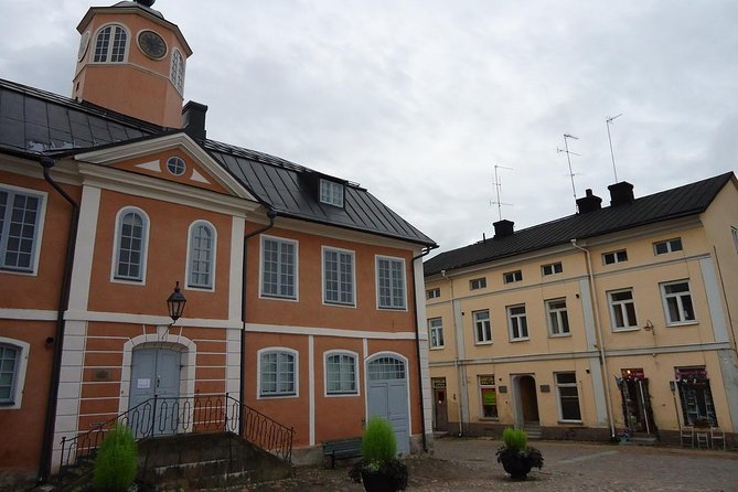 Helsinki Private Sightseeing + Medieval Town Porvoo - Porvoo Old Town: cobblestones, colorful wooden houses, and riverside warehouses