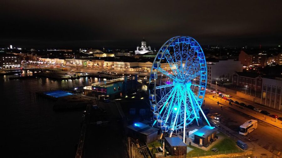 Helsinki: SkyWheel Helsinki Entry Ticket - Terrace, Champagne Bar, and the Optional Extras