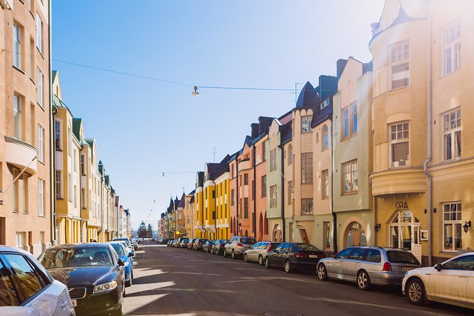 Helsinki tram tour with a city planner - Kaivopuisto park views: archipelago sky and city edge
