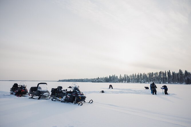 Ice Fishing and Snowmobile Safari Combo in Lapland - Key highlights at a glance