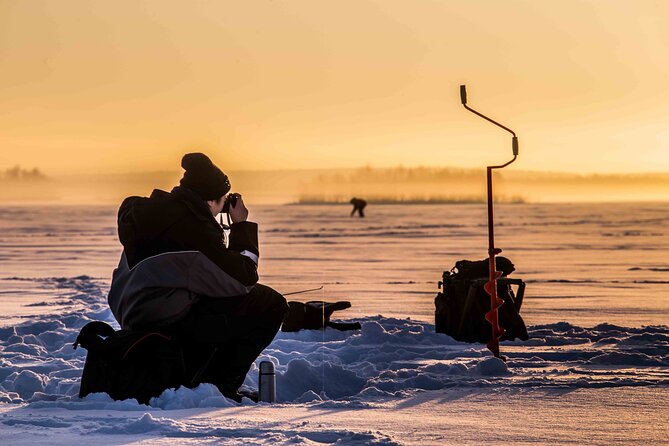Ice Fishing on a Frozen Lake in Levi - Why Ice Fishing Near Levi Feels Special in Lapland