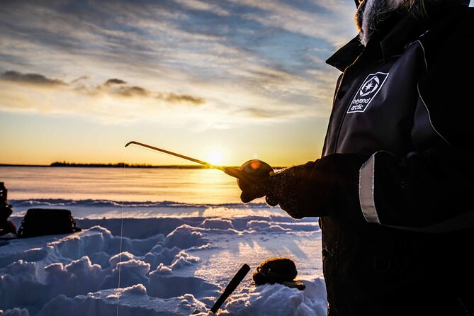 Ice Fishing on a Frozen Lake in Levi - What Happens When You Reach the Frozen Lake