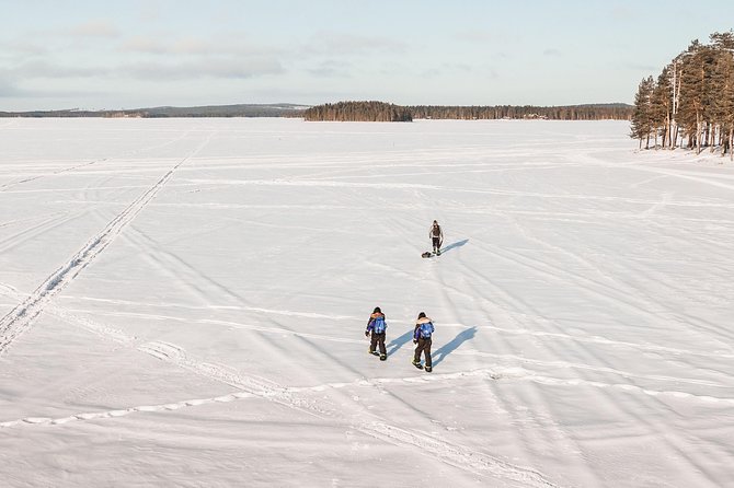 Ice Fishing Tour - The Arctic Forest Walk to Your First Ice Fishing Hole