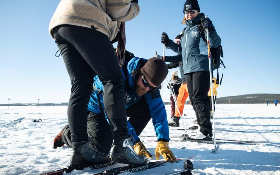 Kittilä: Lapland Levi Cross-country Skiing for Beginners - The Lesson Phase: Learn Basics, Then Actually Ski