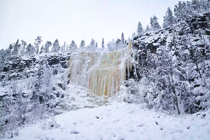 Korouoma Canyon Frozen Waterfalls - Winter gear that actually helps: snowsuits, boots, and ice spikes