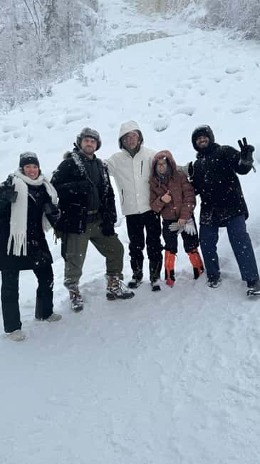 Korouoma Canyon Frozen Waterfalls Hike & Private Teepee BBQ - Quick hits