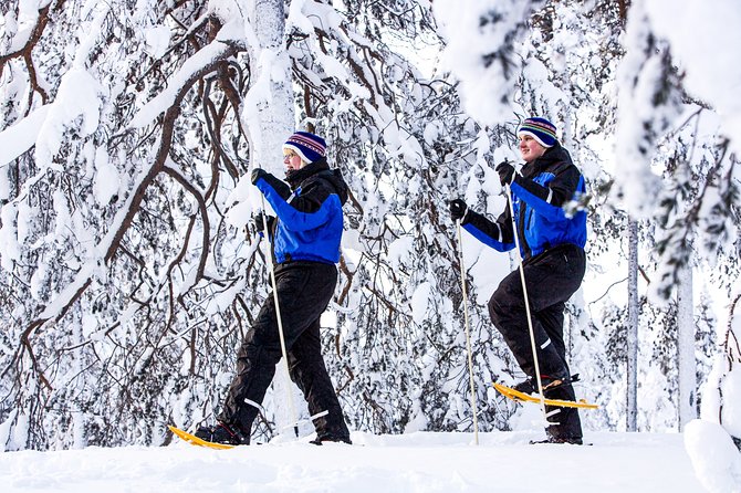 Korouoma Canyon Snowshoe Trip - Entering the Canyon: Frozen Waterfalls, High Cliffs, and Arctic Forest Quiet