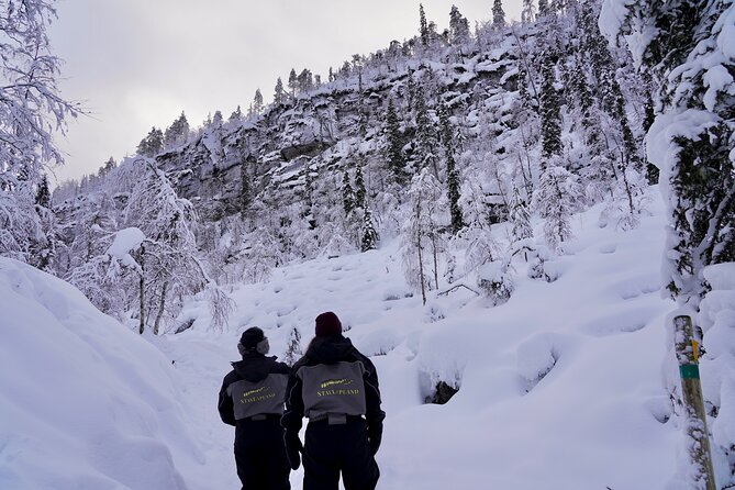 Korouoma Frozen Waterfalls Hike - Walking the canyon and seeing frozen waterfalls up close