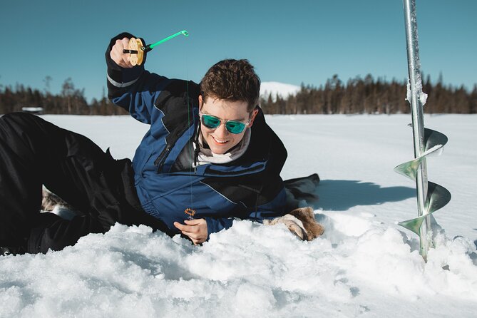 Lappish Lunch Break -Snowmobiling, ice fishing and tasty food - Timing, Weather, and What to Wear so You Stay Comfortable