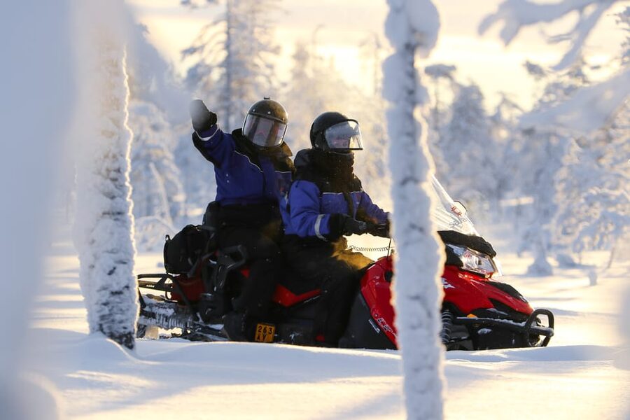 Levi: Easy Snowmobile Safari into the Nature - Gear up: winter clothing inclusion, and what you should still wear