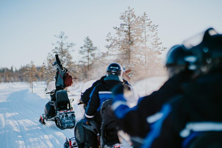 Levi: Husky and Reindeer Farm Visit with Snowmobiling - Pickup and logistics in Levi, the easy way