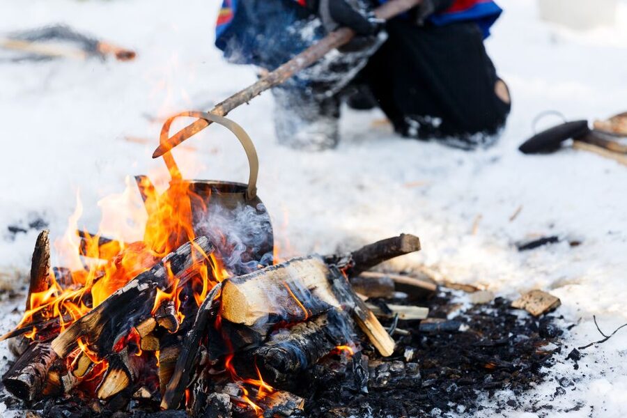 Levi: Ice Fishing by Snowmobile - Snowmobile to the frozen lake, not just a walk-in spot