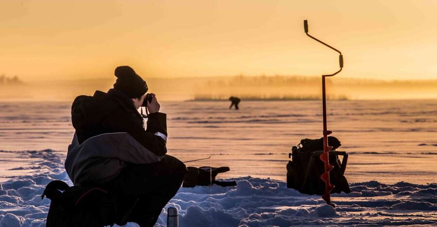 Levi: Ice Fishing on a Frozen Lake - Key highlights you will feel immediately
