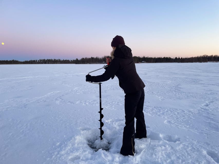 Levi: Ice Fishing Trip in a small group - Price and value: is $104 for 2.5 hours worth it?