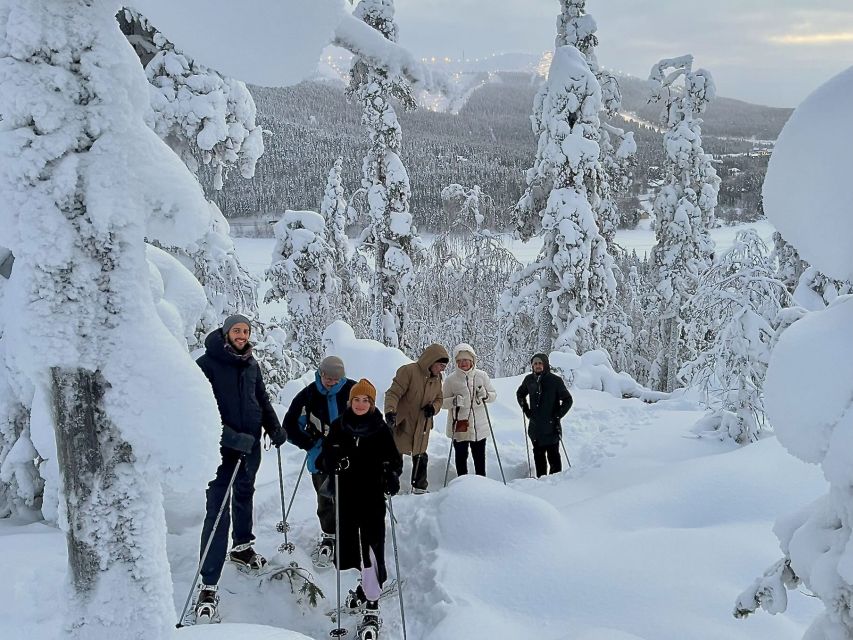 Levi: Lakeside forest snowshoeing - Getting there from the meeting point at Levintie 1603