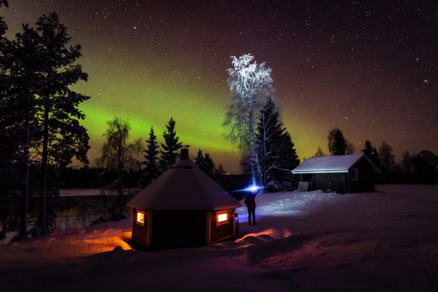 Levi: Northern Lights Tour by Minivan - The 2.5 hours: what the night feels like step-by-step