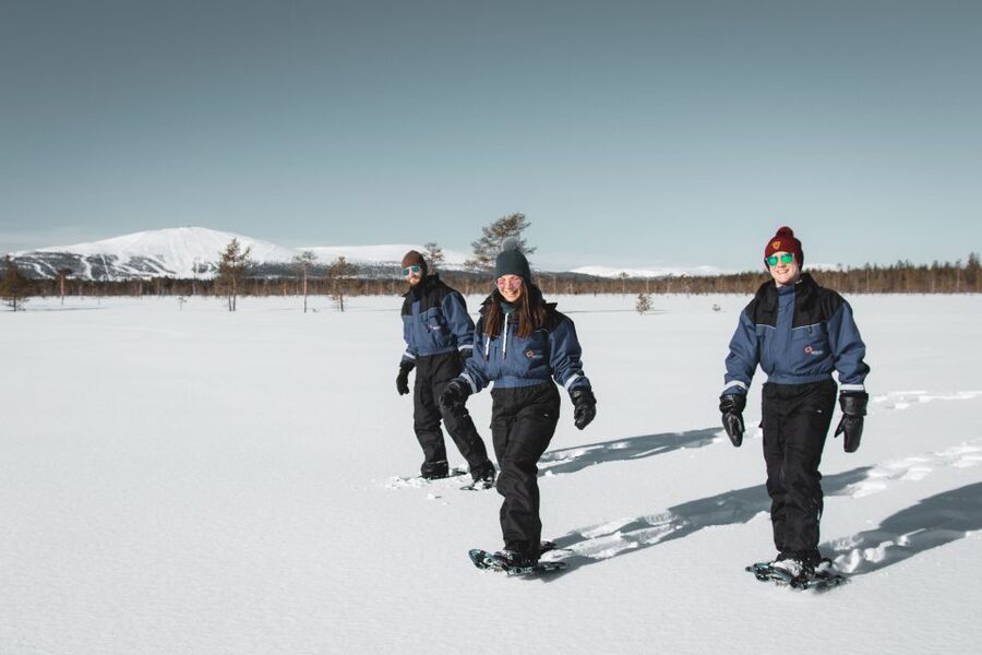 Levi: Scenic Levi Snowshoe Trip - The snowshoeing walk: what you will feel, step by step