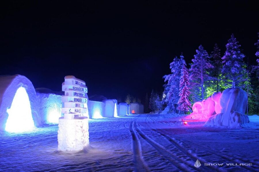 Levi: Snow Village Guided Tour - Pickup from Levi and avoiding the most common winter problem