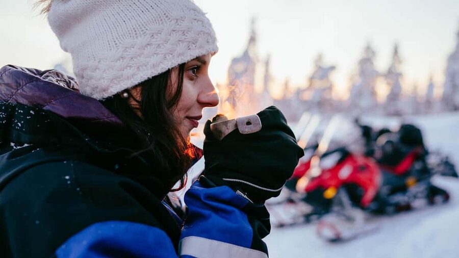 Levi: Snowmobile Safari to the Levi Nature - What the 105-minute snowmobile safari feels like