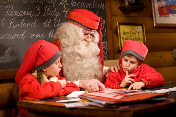 Meet Santa Claus & Santa's Reindeer Ride & Greet Huskies - Santa’s office plus postcards from the official post office