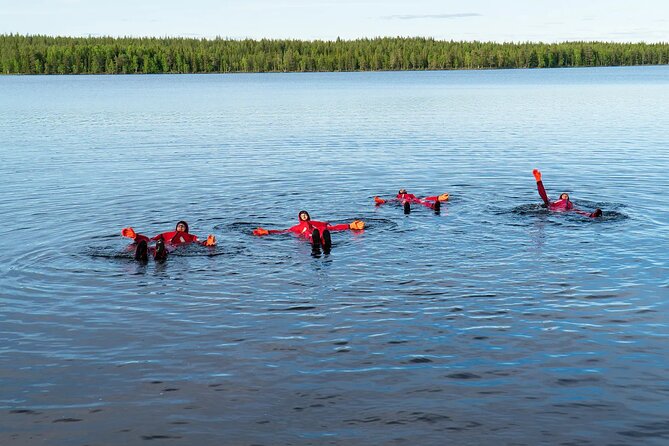 Midnight Sun Floating Experience in Forest Lake - The suit, the fit rules, and why they matter