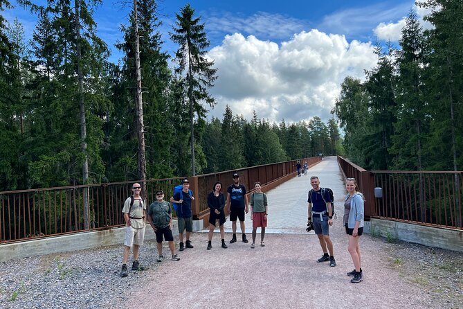 National Park Hike & Finnish Smoke Sauna Experience with Campfire Lunch - First, Meet at Kiasma, Then Head for the Forest
