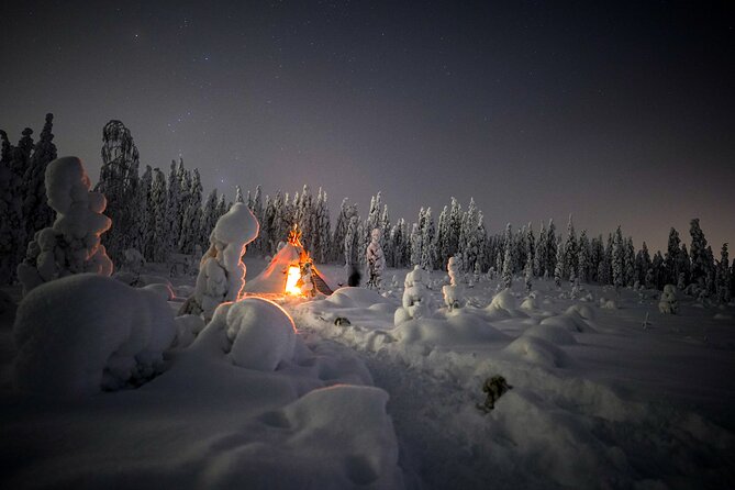 Night Snowshoeing Adventure under the Northern Lights - Northern Lights odds: good chances, not a promise